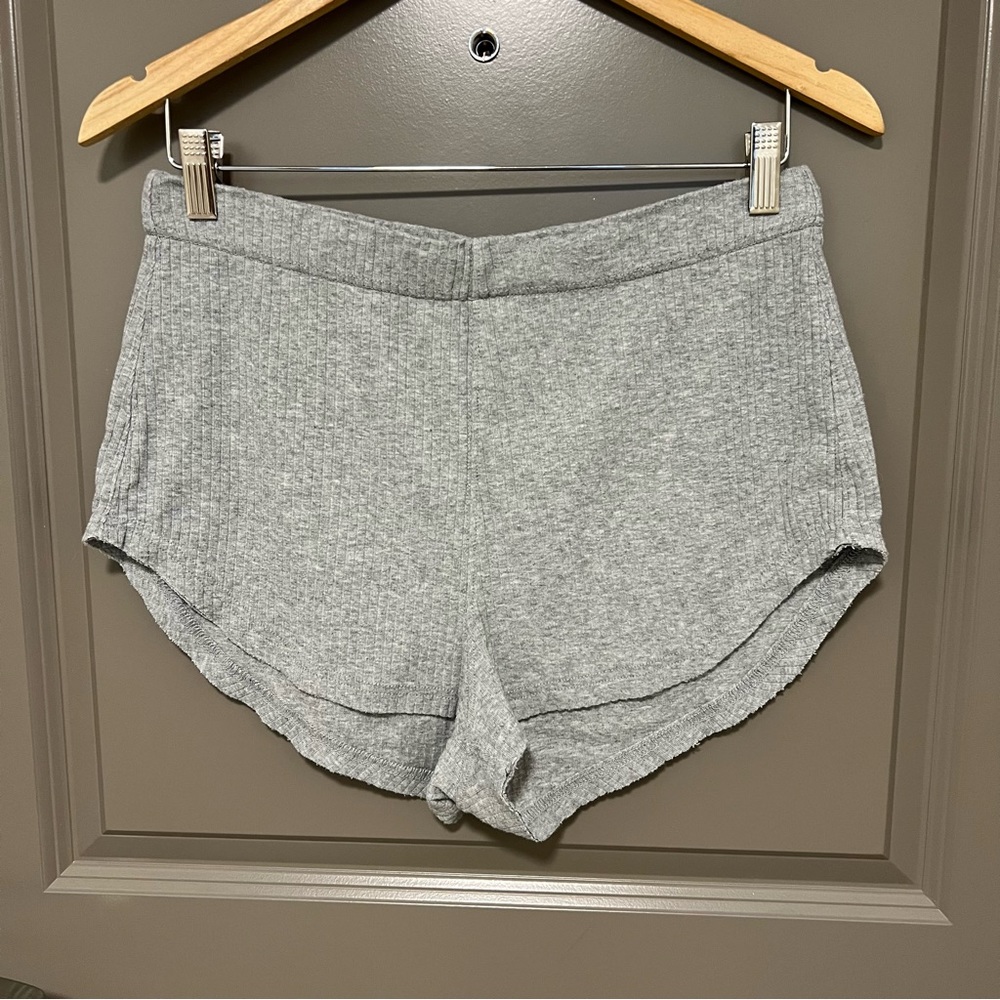 FREE PEOPLE MOVEMENT Luxe Rib Short in Heather Gray Size M